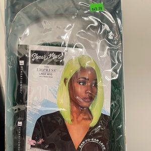 Wig forest neon green